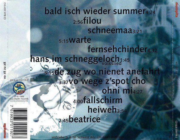 CDs: Mumpitz ‎– Vo Zit Zu Zit – Gebraucht aus St.Gallen von CD_jalamusic 1