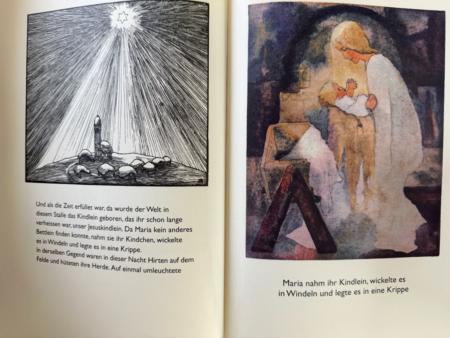 Livres: Bilderbuch Mili Weber   Ihr Kinderlein kommet, o kommet... – D'occasion à Subingen par ArtBead 6