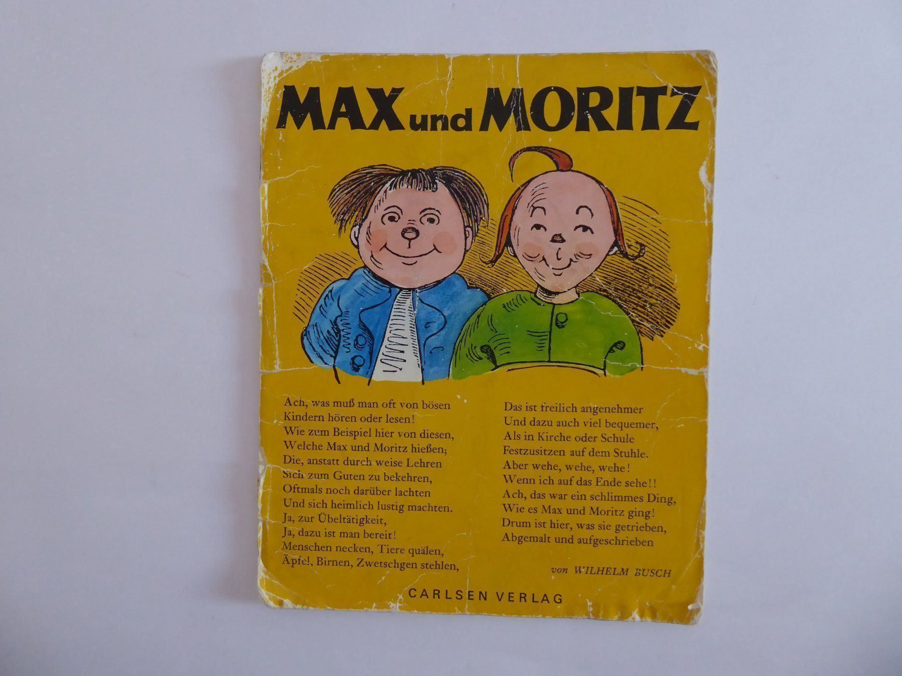 Bücher: Heft Max & Moritz von Wilhelm Buch, 1970 – Gebraucht aus Turbenthal von Panau