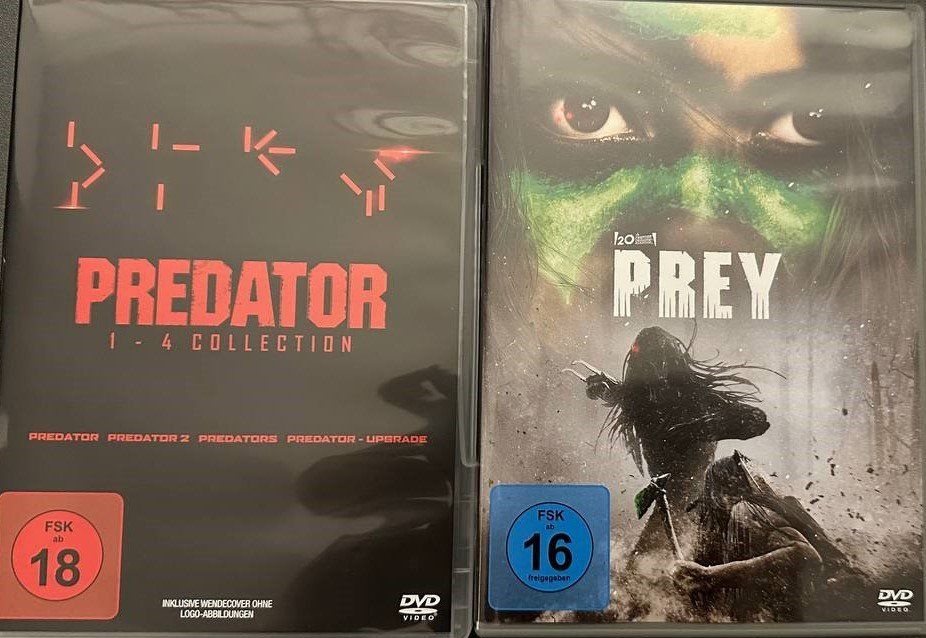 Tutti i DVDs: Predator 1-4 Collection + Prey (DVD) – Usato da Beringen venduto da Mantafisch1