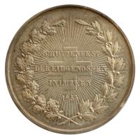 Schützenmedaille LU 1853 Luzern Schützenfest der Eidgenossen