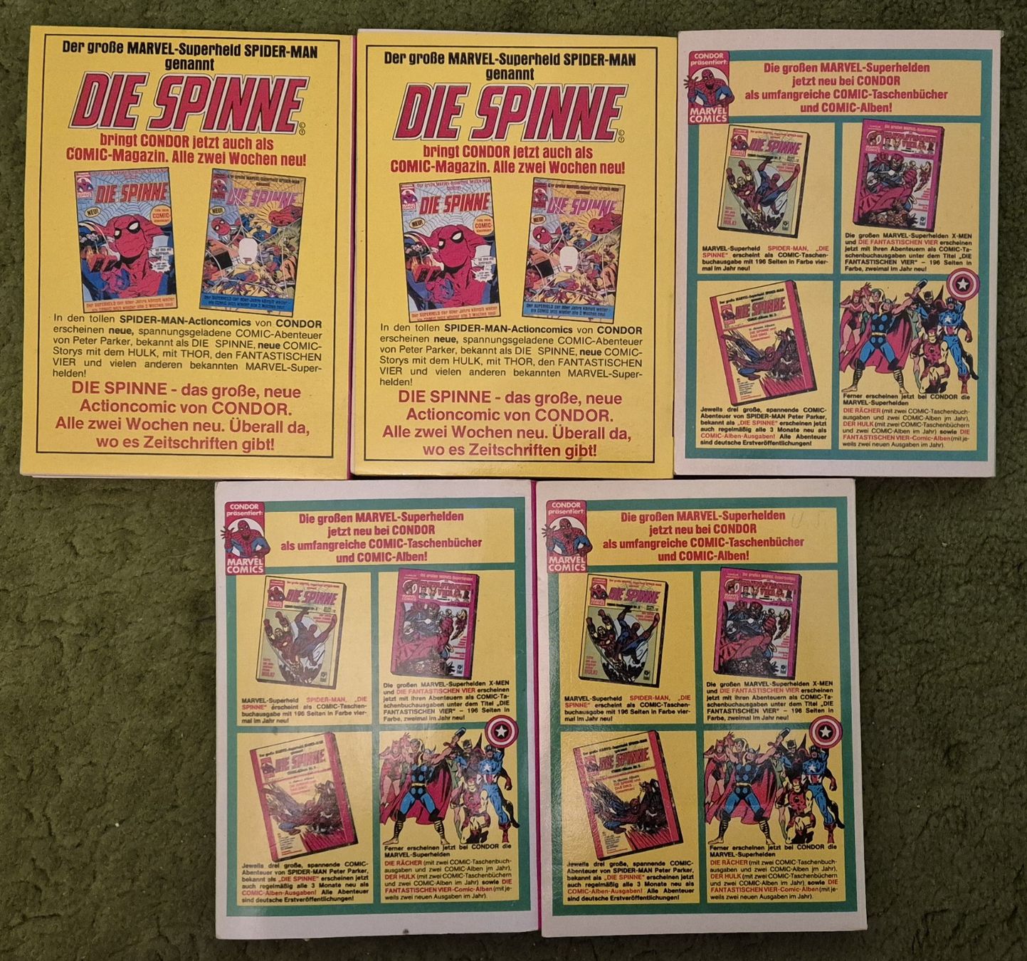 Fumetti: Die Spinne Taschenbuch / Nr. 7 - 11 – Usato da Chur venduto da big_5zx8 1