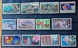 MONACO timbres neufs ** 1971-73