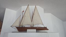 Holz Modell der Neptun Lac Leman