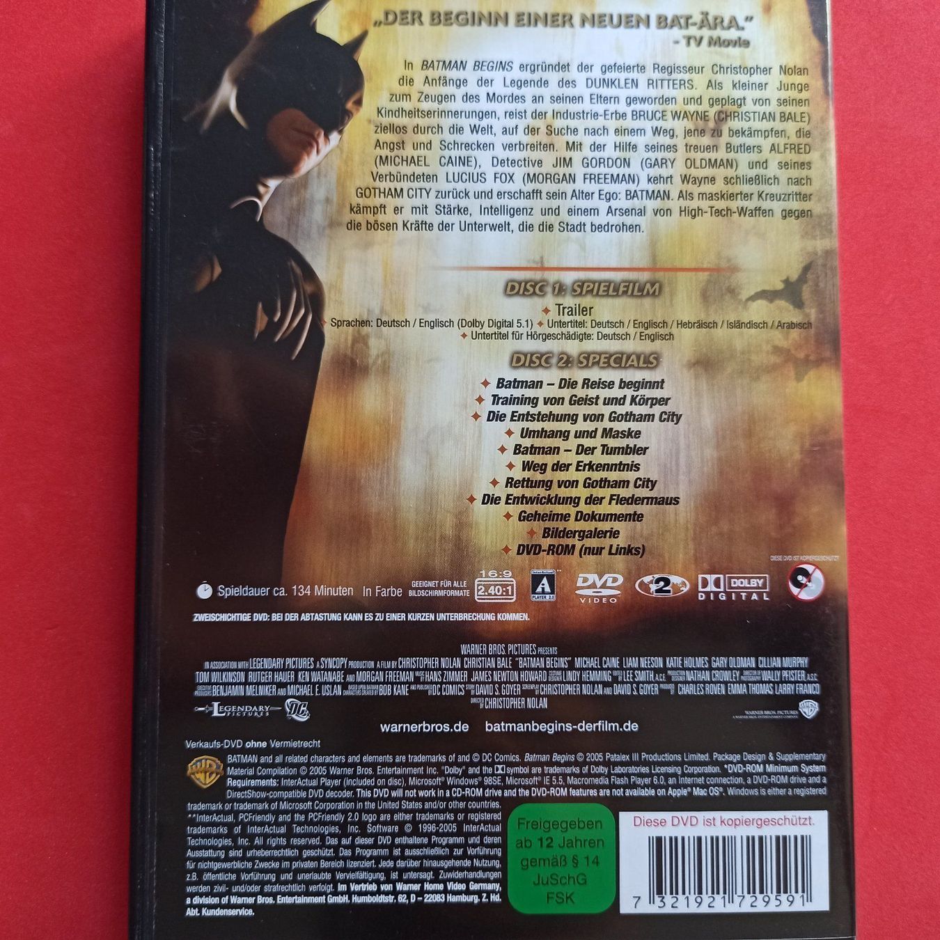 Tutti i DVDs: Batman Begins (2-Disc Special Edition) – Usato da Dübendorf venduto da kb86_MOVIE 1