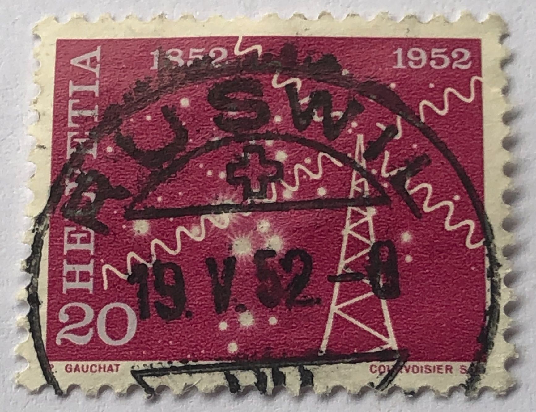 Tutti i francobolli: Nr.311 mit Vollstempel Ruswil – Usato da Aarau venduto da Billa007