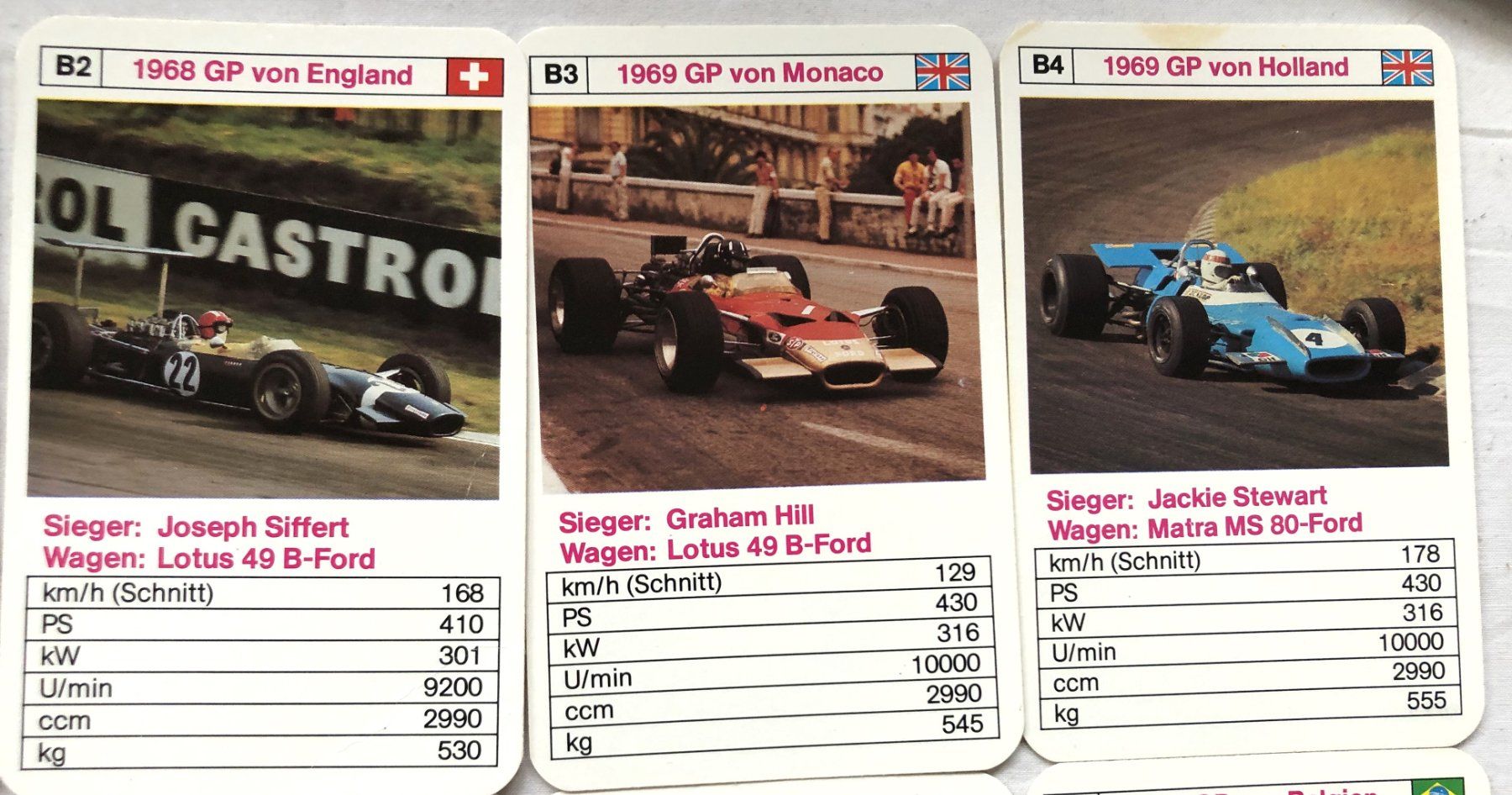 Giochi: Quartett - Grand-Prix-Sieger - ASS - ca.1978 – Usato da Schaffhausen venduto da durruti 2