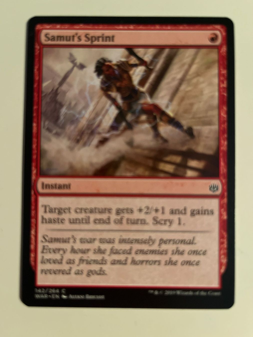 Magic The Gathering Sammelbilder & Trading cards: 1 x Samut's Sprint - Magic: The Gathering - MtG – Gebraucht aus Kriens von Shadi1980