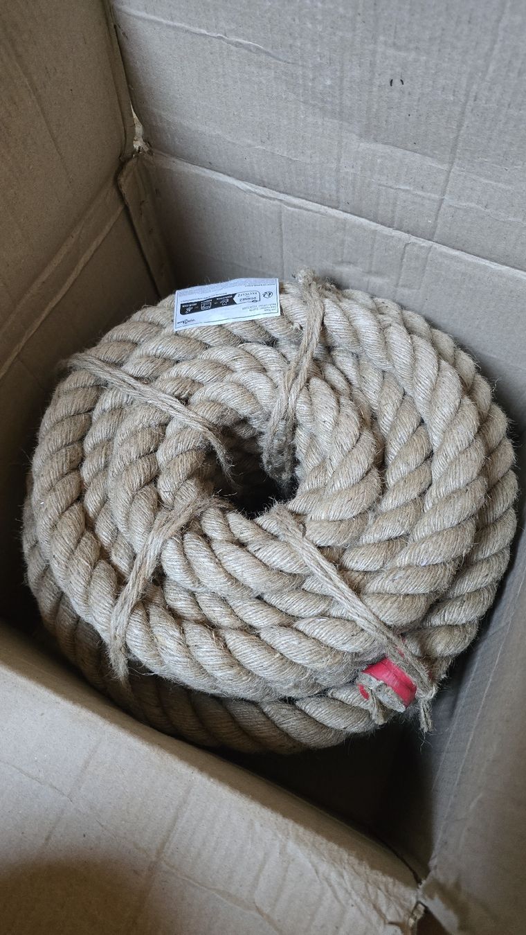 Cordes: Juteseil 25 m Länge 30 mm Stärke – Neuf avec emballage d'origine à Wengi b. Büren par NeReida88 3