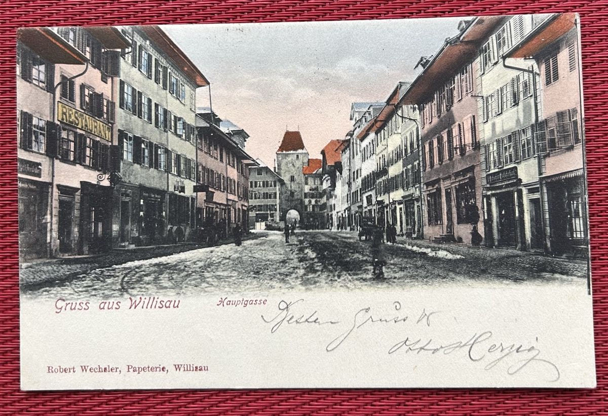 Cartoline postali: Gruss aus Willisau  – Usato da Horw venduto da Tellbub