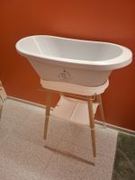 Baby Badewanne mit Elefantenprint und Ständer – top Zustand!