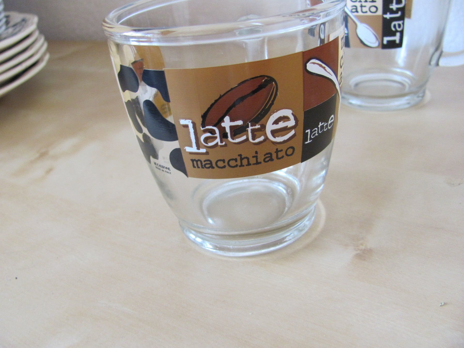 Bicchieri: 6er Set Macchiato/Latte Gläser, Kaffeegläser, – Usato da Gümligen venduto da Fantapanda 3