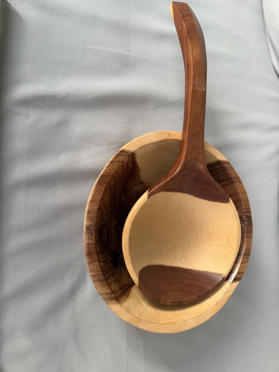 Saunas & Accessoires: Holzschale + Holzkelle  – D'occasion à St. Gallen par Emifrei 3
