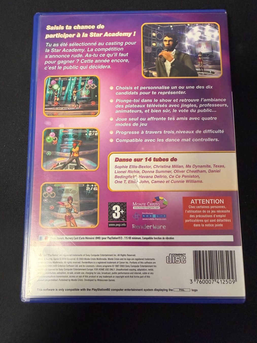 Sony Spiele: Star Academy - PS2 – Gebraucht aus Pont-de-la-Morge von Darfal 2