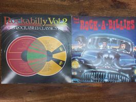 Rockabilly Vinyl Schallplatten, Set Rarität Nostalgie