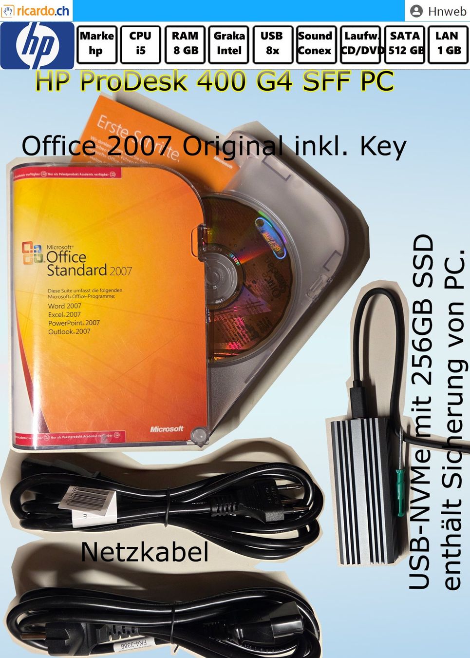Hewlett Packard PC: PC HP ProDesk 400 G4 SFF – Usato da Kaisten venduto da Hnweb 9