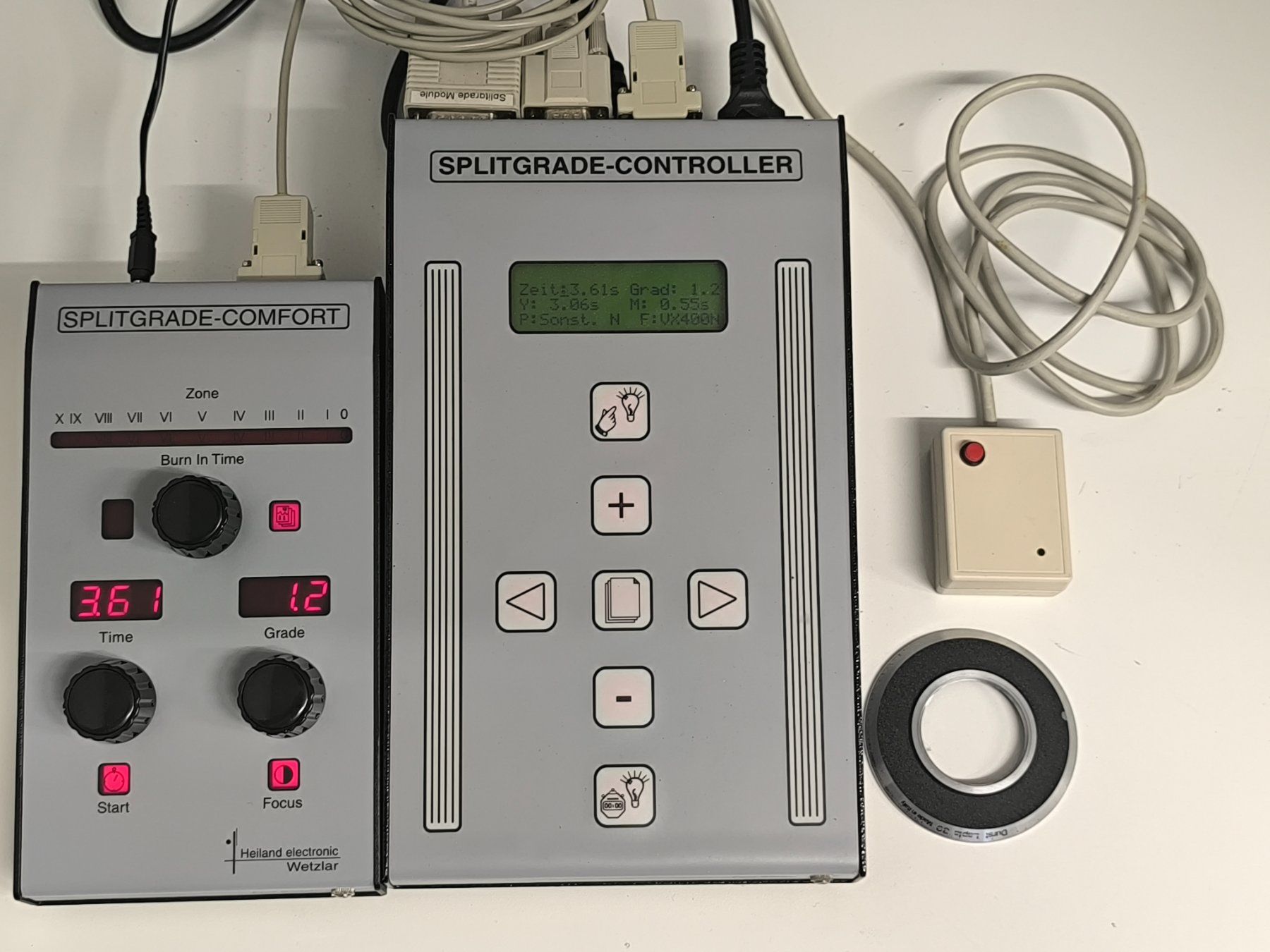 Durst Laboratorio & Camera oscura: DURST Laborator 1200 mit HEILAND Splitgrade-System    Gebrau – Usato da Thalheim venduto da epservices 1