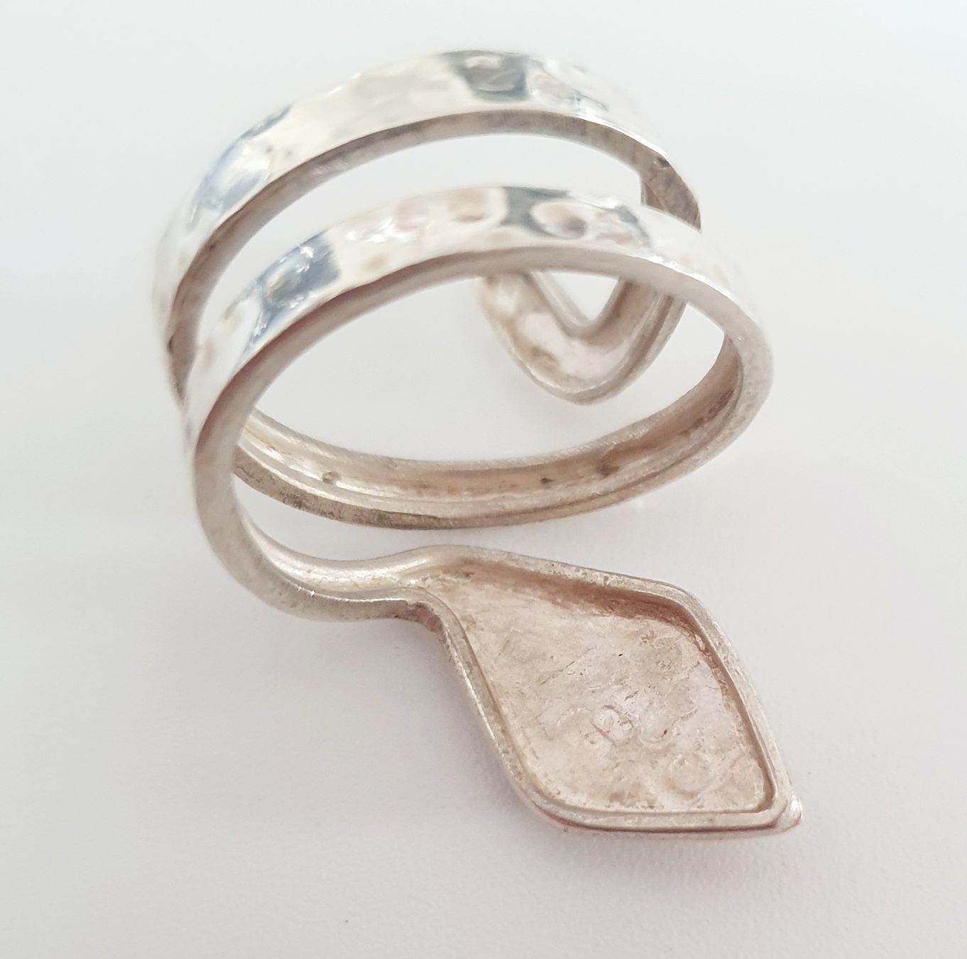 Anelli: Vintage 925 Silber Ring  Schlangenring mit Steinen, Gr 17,4 – Usato da Kreuzlingen venduto da Wunderkiste123 6