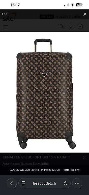 Reisekoffer: Guess Trolley, Hartschale – Gebraucht aus Hettlingen von mma_f6fc 3