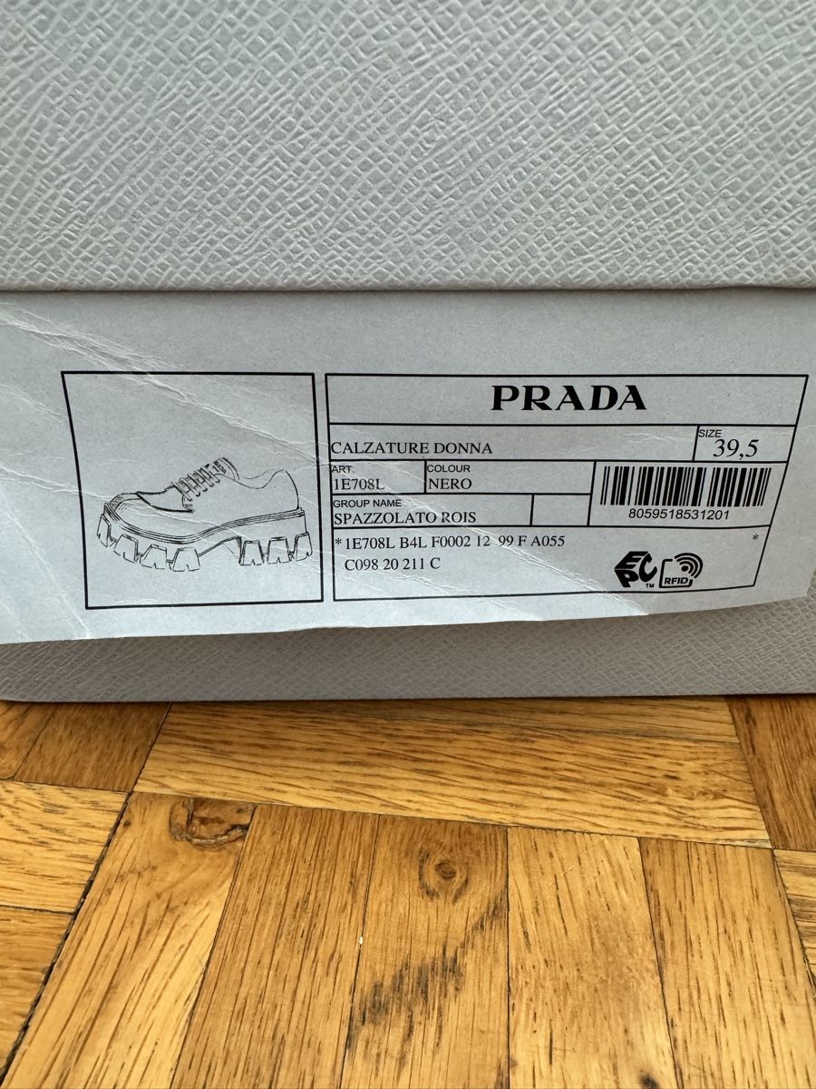Prada Scarpe da donna: PRADA MONOLITH LACE UP SHOES – Usato da Zürich venduto da won_b75s 5
