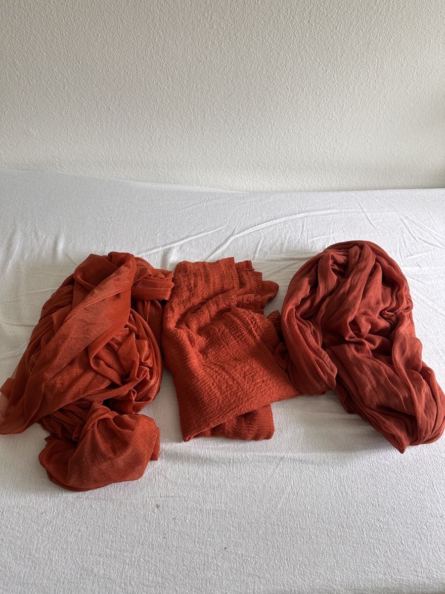 Tissus: Stoff 3x Orange/Rostbraun – D'occasion à Dübendorf par baltistar 1