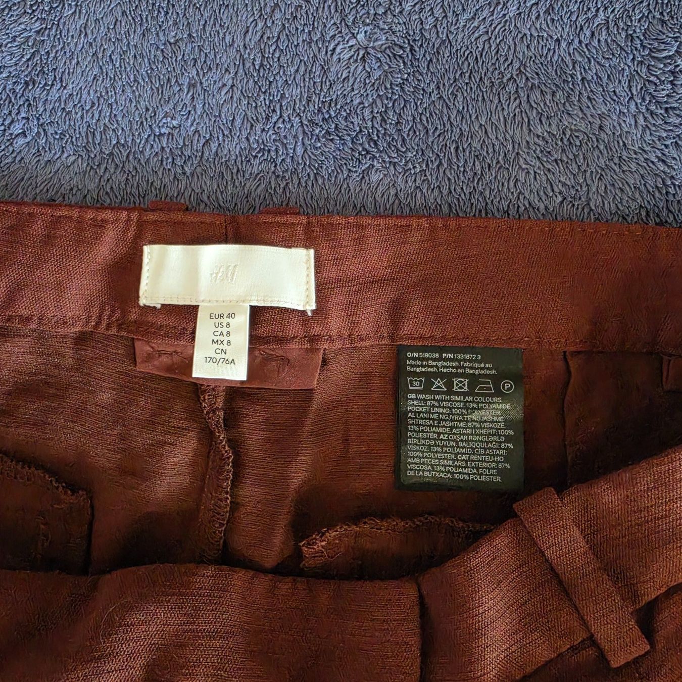 H&M Hosen: H&M Shorts Gr. 40 "Rostbraun" – Neu (gemäss Beschreibung) aus Fehraltorf von shiilaa.hoot 2