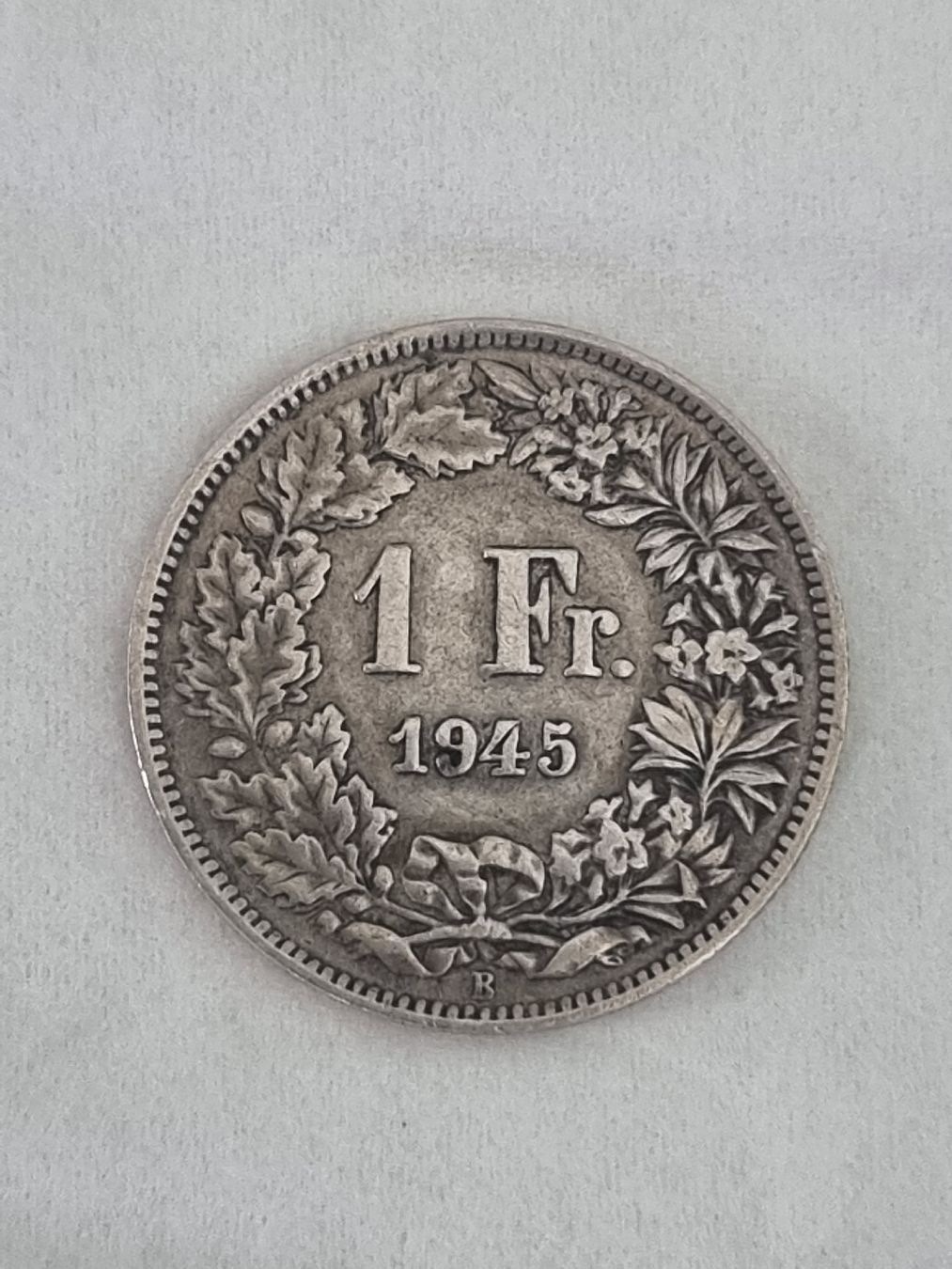 Tutti le monete: 1 Franken Silbermünze 1945 – Usato da Eschenbach SG venduto da Ma69st