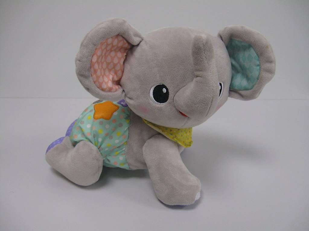 Vtech Giocattoli: VTECH Krabbel mit mir Elefant krabbelt singt spricht tiptop – Usato da Romanshorn venduto da samo1974