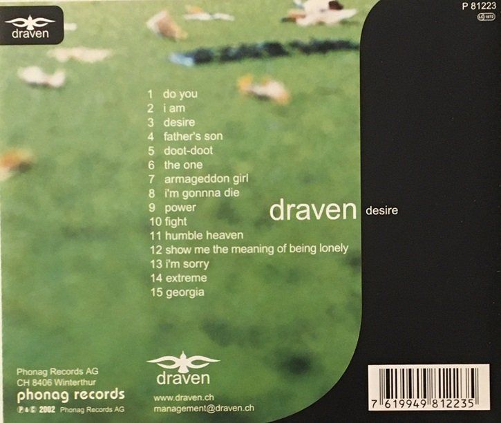 CD: Draven - Desire – Usato da Grüningen venduto da azulverde 1