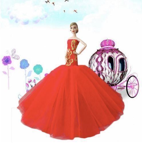 Bambole: BARBIE TRAUMKLEID IN ROT    20006 – Nuovo (secondo la descrizione) da Stansstad venduto da Teilnehmer1 3