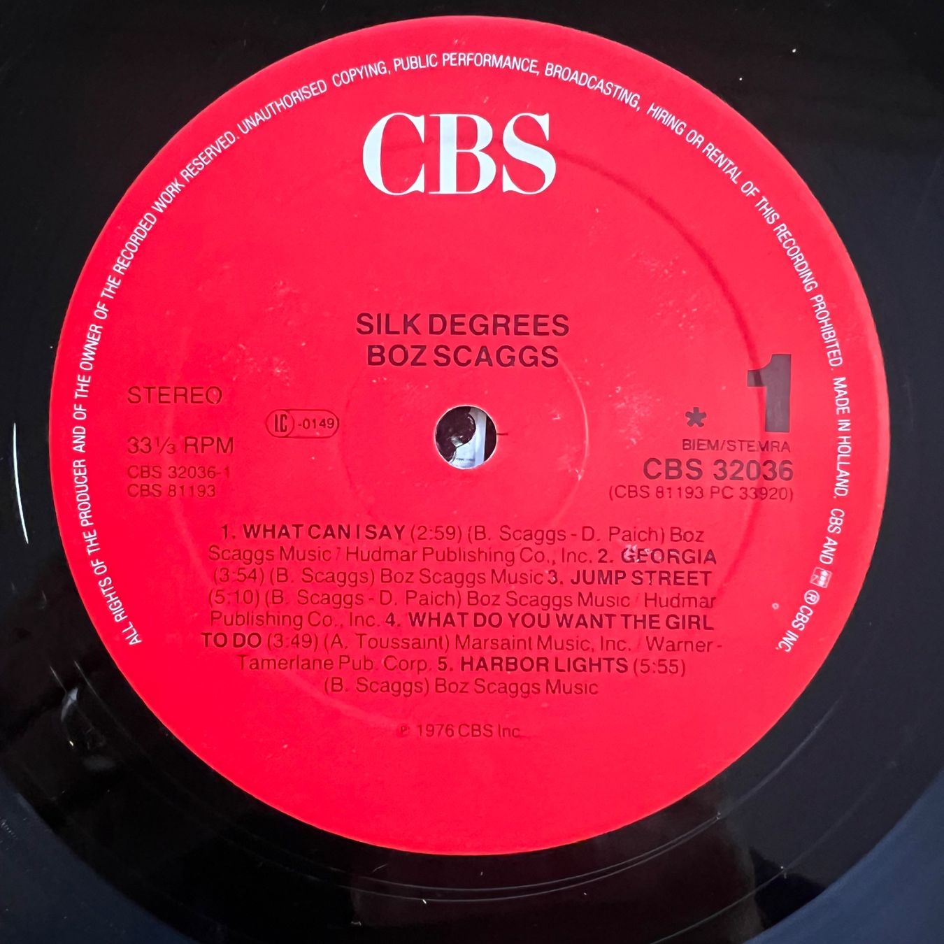 Dischi in vinile: Boz Scaggs - Silk Degrees / NL RE - TOP – Usato da Gais venduto da soundcave57 3