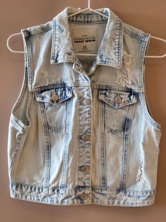 Stylisches Damen-Gilet aus Baumwolle, Neu und Ungetragen