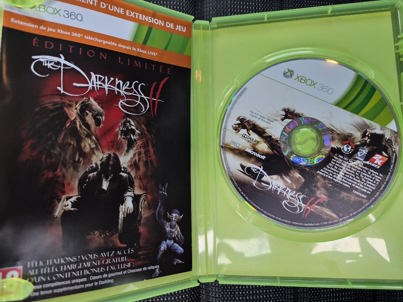 Microsoft Giochi: The Darkness II - Xbox 360 - Edition Limitée – Usato da La Joux FR venduto da car_ck96 1