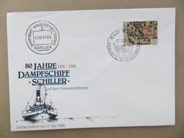 Sonderbrief Dampfschiff Vierwaldstättersee 1986