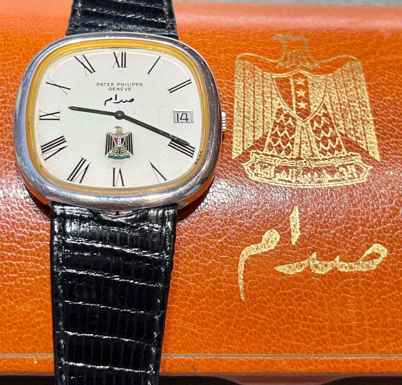 Patek philippe shop saddam hussein watch