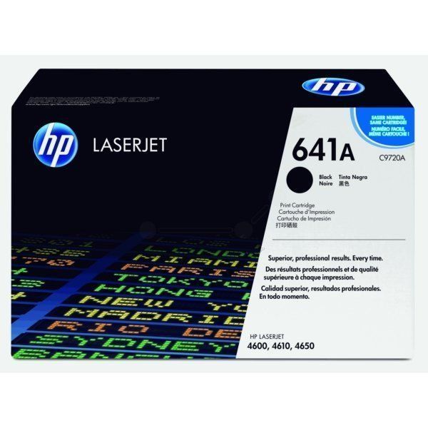 Hewlett Packard Cartucce per stampanti & toner: HP 641A C9720A, Black Original – Nuovo e nell'imballaggio originale da Ecublens VD venduto da Netfinity