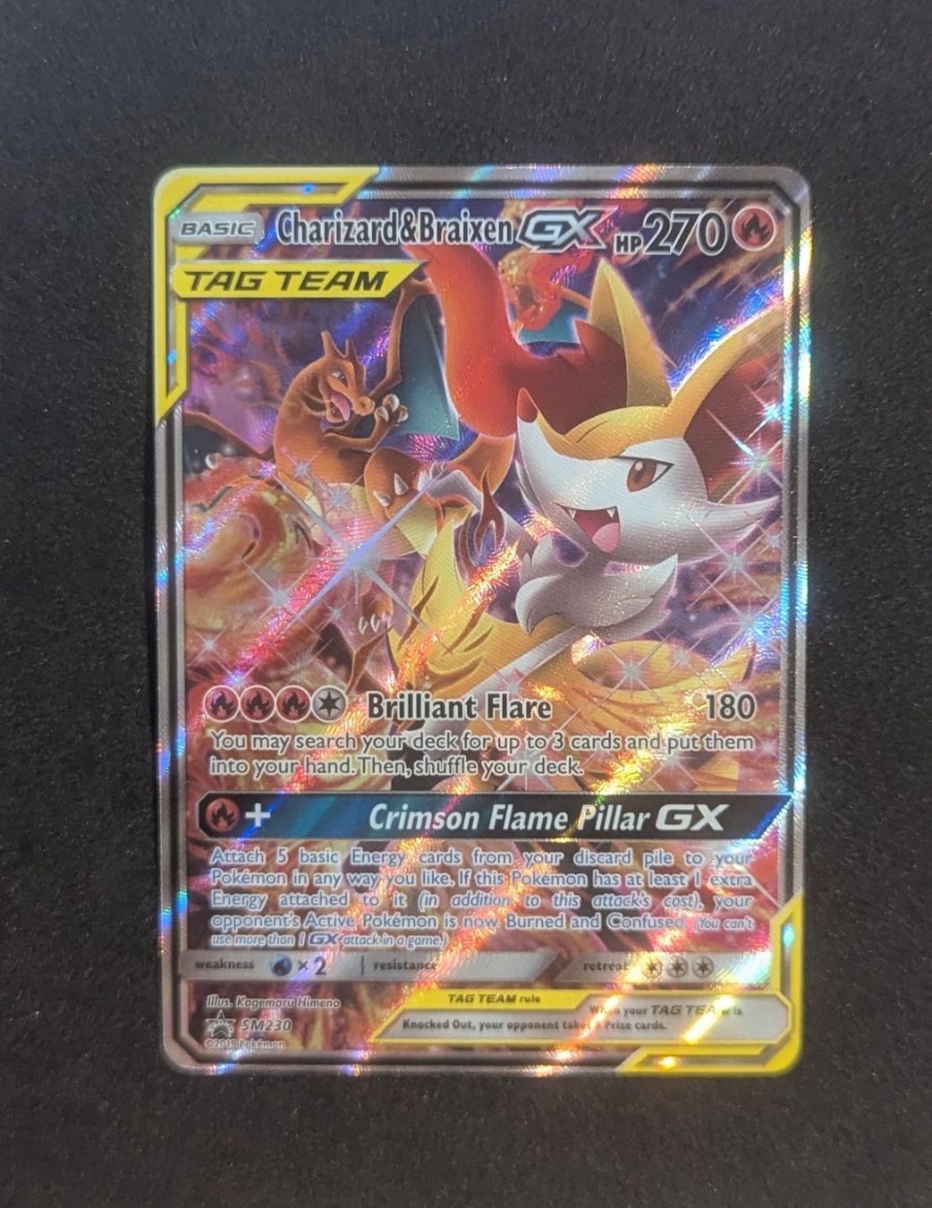 Pokémon Sammelbilder & Trading cards: Charizard & Braixen GX SM 230 – Gebraucht aus Zürich von printz7