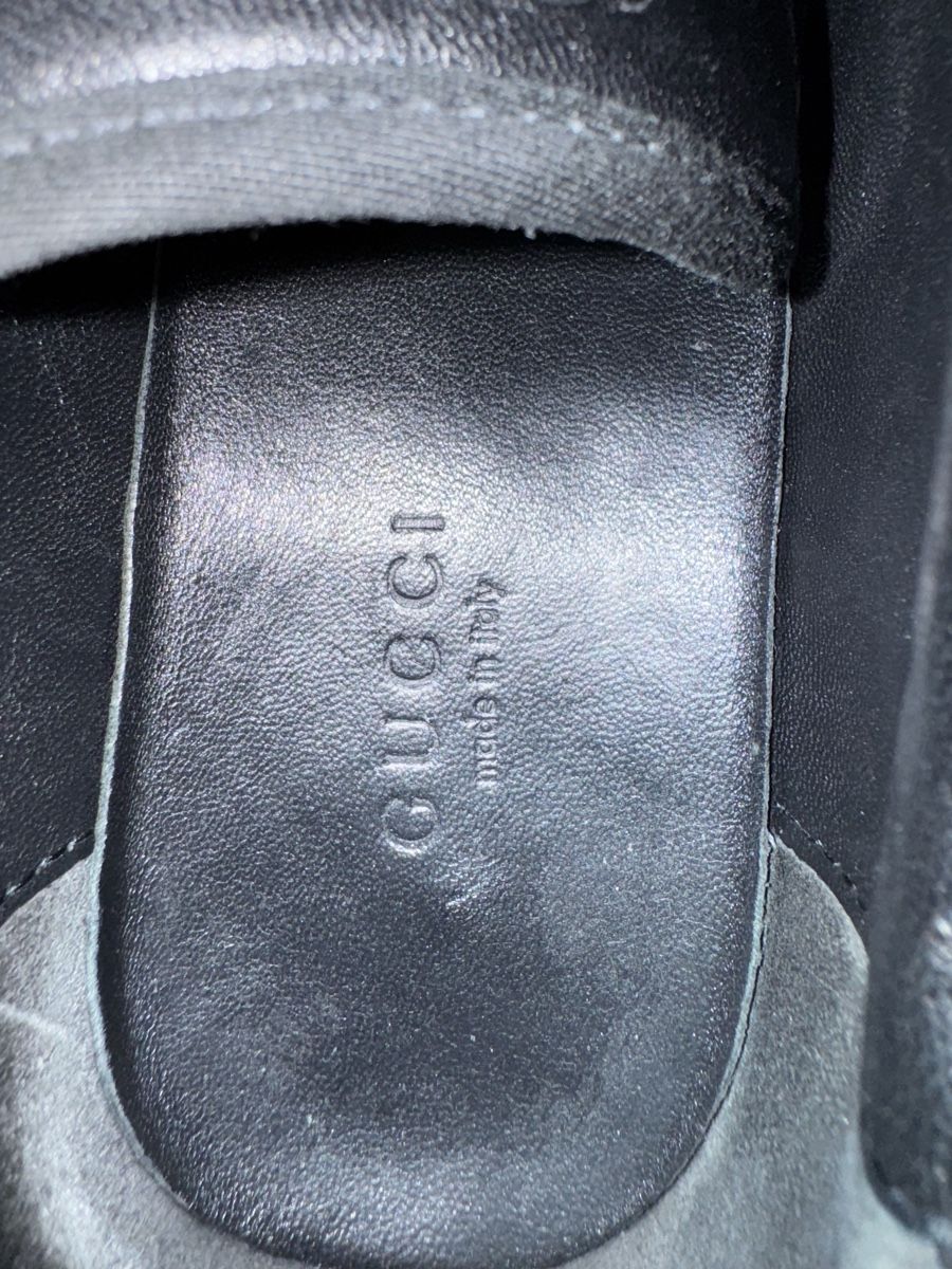 Gucci Chaussures hommes: Gucci Sneaker schwarz Leder – Neuf (Voir description) à Zürich par Jen10 9