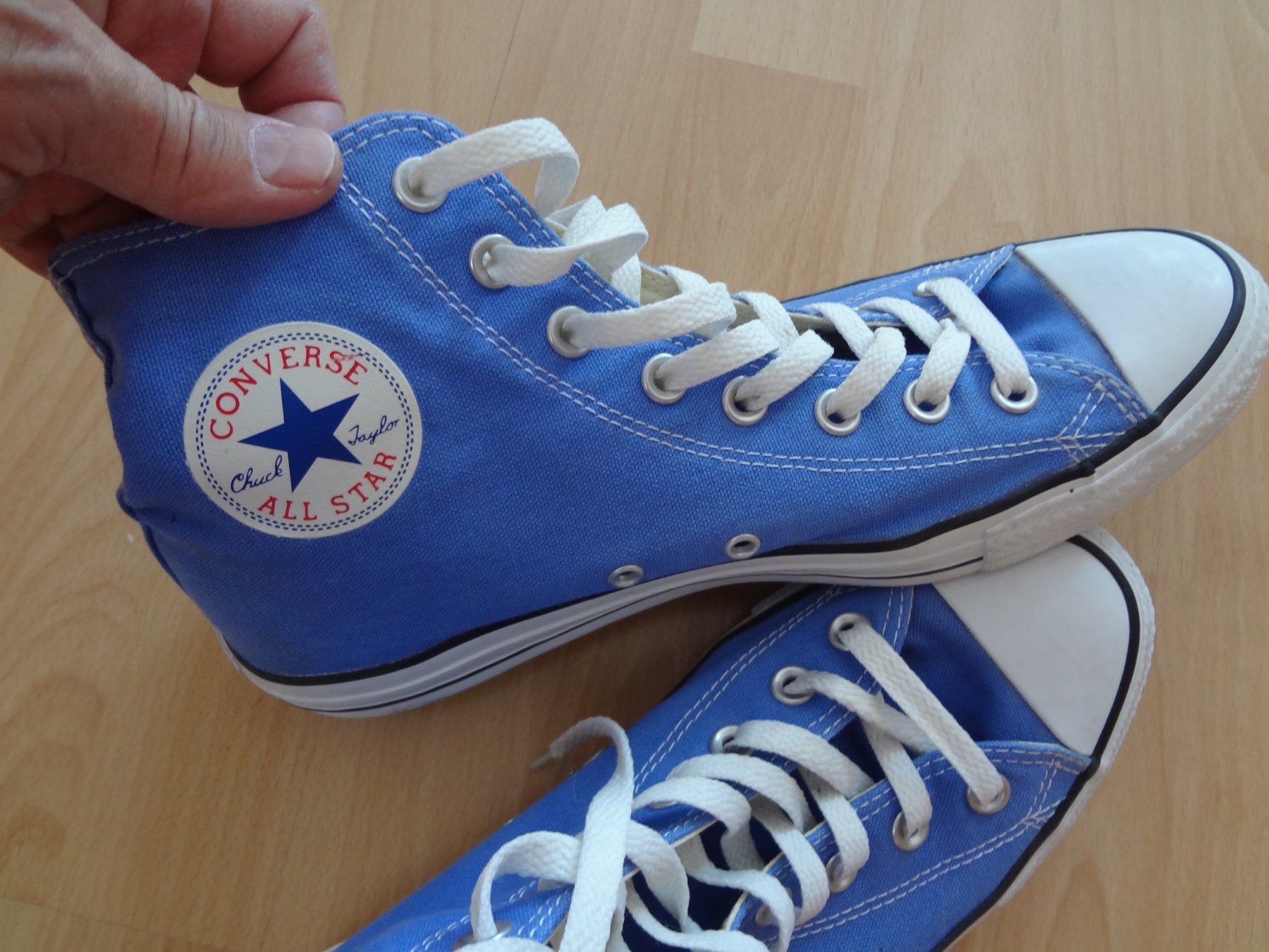 Converse Scarpe da uomo: Converse All Star couleur Bleu clair taille 42 – Usato da Aigle venduto da Robflac55