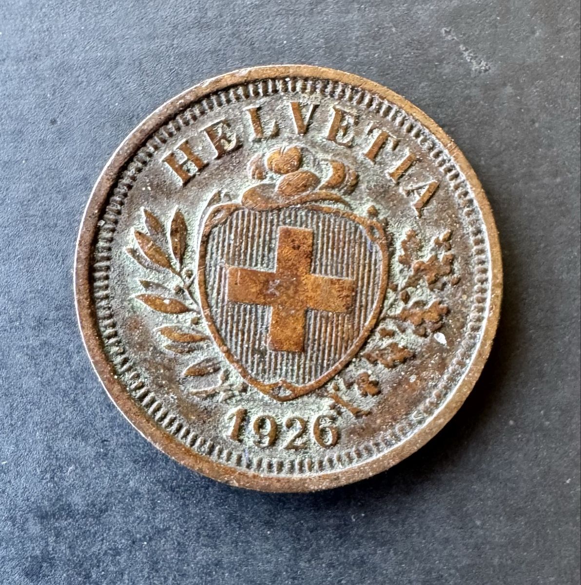 Alle Münzen: 1 Rappen 1926 – Gebraucht aus Meilen von coins4sale