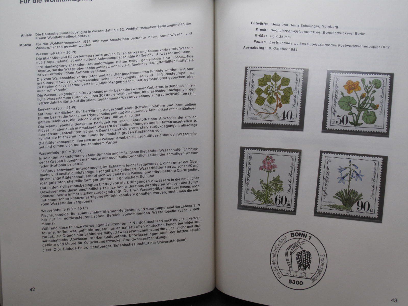 Album: BRD & Berlin 1981 Sonderpostwertzeichen buch ** – Usato da Wil SG venduto da fva01 4