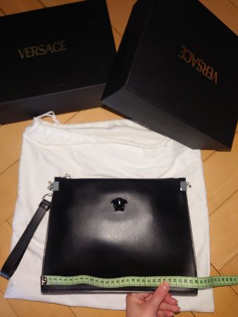 VERSACE UNISEX CLUTCH / CROSSBODY BAG - NEU/MIT BEUTEL Box