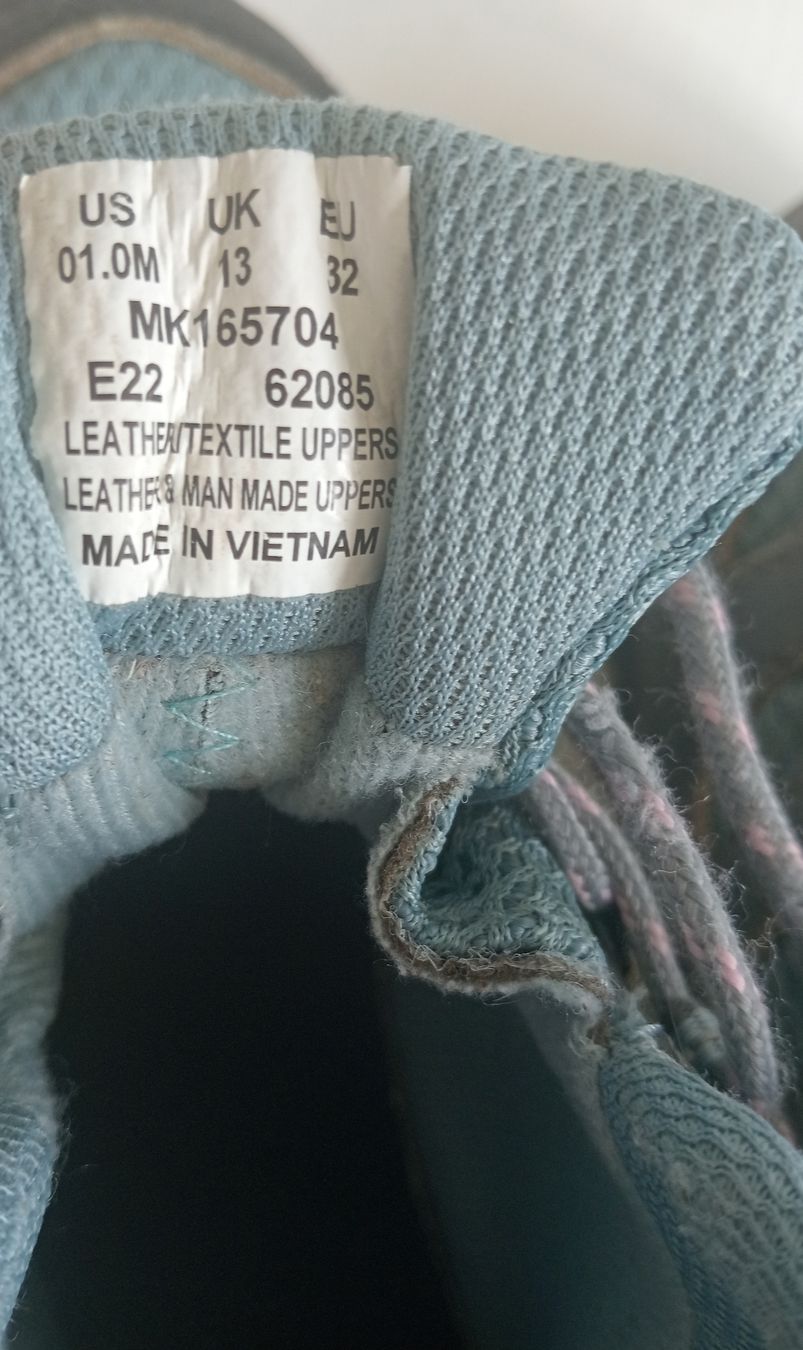 Merrell Scarpe per ragazzi: Merrell Moab 3 Mid WP Leder/Textil Blue Waldschule Gr. 32 – Usato da Allschwil venduto da Evgeniia78 7
