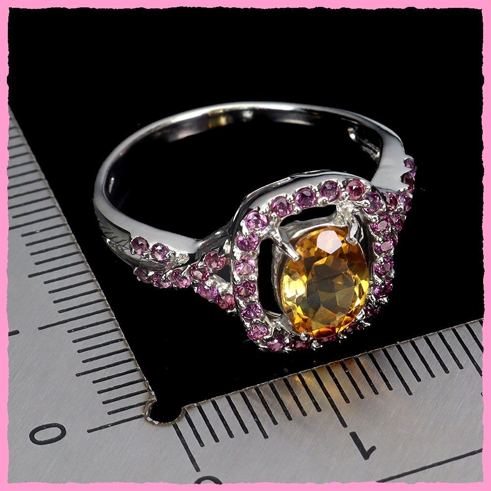 Anelli: Chitin / Rhodolith Ringe 925 Silber – Nuovo e nell'imballaggio originale da Oberglatt ZH venduto da Goldfee1 2