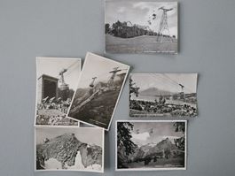 ANTIKE AK LUFTSEILBAHN SÄNTIS RIGI ENGELBERG WEISSENSTEIN