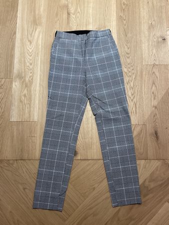 Zara Stoffhose XS kariert schwarz/weiss