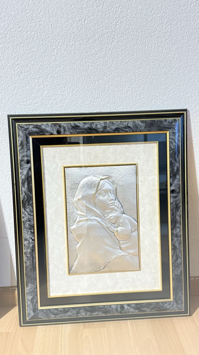 Foto & Immagini: 925er Silber Relief Mutter mit Kind, gerahmt, Italien – Nuovo (secondo la descrizione) da Schlieren venduto da WEEEE_MEVOMATA_WEEEE