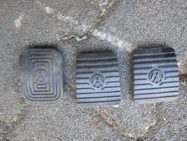 Original VW Käfer Ersatzteil Pedal-Gummi Stk. 5.-