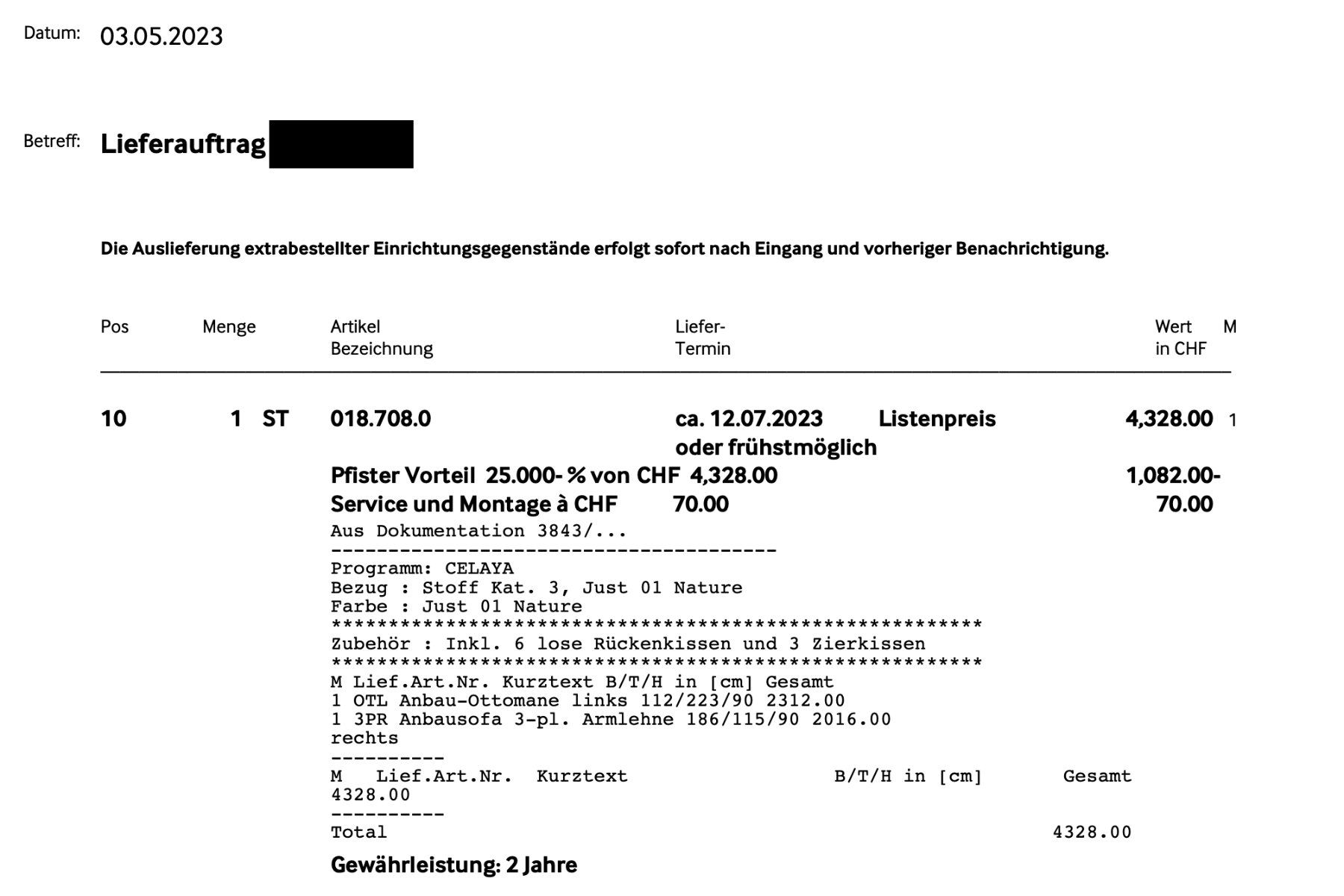 Pfister Sofas: Pfister Sofa Celaya – Gebraucht aus Lenzburg von pegasus2013 2