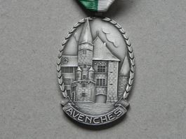 Schweiz Medaille P. Kramer Schloss Avanches VD Waadt 1977